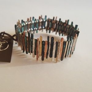 NWT Multi Patina Mini Sticks Bracelet